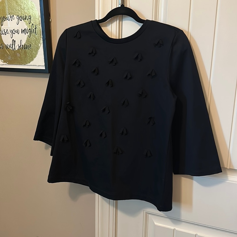 Three-Quarter Bell Sleeve Top
